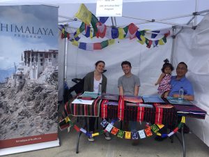 Pictured, left to right: Vicki Sear, Graduate Student Coordinator, Joshua Medicoff, Program Assistant, and Binod Shrestha, Nepali Language Instructor.